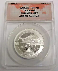 2013 �J�i�_ �V���o�[ $10 �u�I�[ �J�i�_ - �T�}�[ ���C�t�v ANACS SP 70