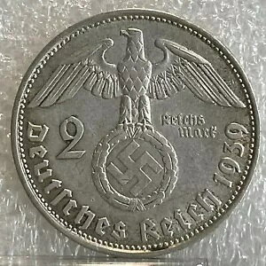 1939 B �h�C�c (��O�鍑) �V���o�[ 2 �}�[�N �R�C���A�uPaul von HINDENBURG�v�A�t���[ SH