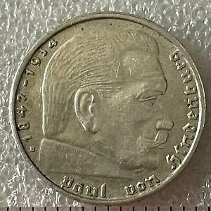 1939 B hCc (O鍑) Vo[ 2 }[N RCAuPaul von HINDENBURGvAt[ SH