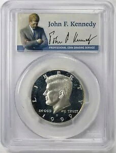 1999-S �P�l�f�B �V���o�[ �v���[�t PCGS PR69 DCAM �f�B�[�v �J���I 50c
