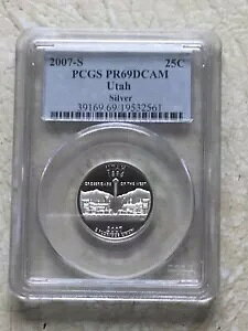 2007 S 25C �V���o�[ ���^�B�N�H�[�^�[ PR69 PCGS �R�C��