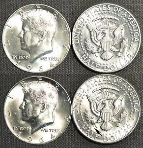 1964 P&D 50C �P�l�f�B �n�[�t�_���[ (2 �R�C��) UNC ��������