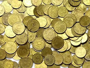 i`XhCcO鍑 - 10 RC 5 + 10 Reichspfennig 1937-1939 ^J WW2 bg