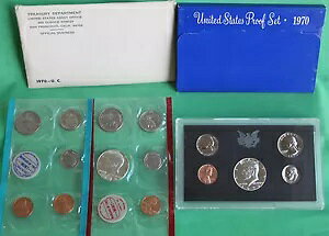 1970 �v���[�t & �����ʔN���č������ǃR�C�� �Z�b�g PDS 15 �R�C�� 40% �V���o�[ �n�[�t