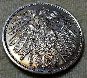 1891-1915 ヴィルヘルム II 1 マーク ドイツ帝国銀貨イーグル 各種造幣局