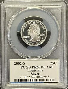 2002-S 25c ���C�W�A�i �V���o�[�B�� - �N�H�[�^�[ �v���[�t �R�C�� PCGS PR69DCAM
