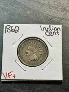 1862 �C���f�B�A�� �w�b�h �Z���g �y�j�[ VF+ ���ɏ㎿�ȃx�^�[ �f�C�g �R�C�� (Raw10931)