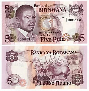 {ci P-11a 5 v 1982 UNC  C/3 000512