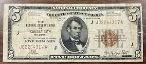 1929 N 5 hAMs JUXVeB Fr#1850-JA܂