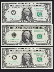 Fr.1900 1963 $1 �A�M������s���n��Z�b�g 12 ���� A-L ������