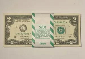 (10 ロット) 連続 $2 *Star Notes* 未流通 (SF 2017A*) シリーズ。