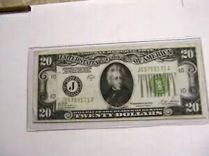 1928 B $20 AMuň\vC O[ V[ XF F/S