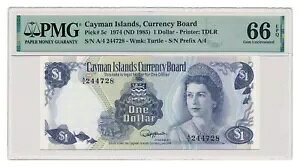 PC} 1 h 1974 PMG MS 66 EPQ Ζ