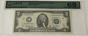 1938-L 2003A $2 AMs APCI 69 EQP