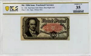 �� 5 ���s 50c �[�� FR#1381 PCGS ���� CH VF 35