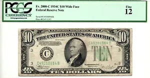 1934C $10 tFf U[u ChtFCX m[g - tBftBA - C49388984B - PCGS F-12