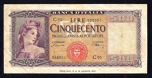 C^A 500  1947 P-80a VF