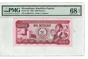 Ur[N 1000 eBJC 1980 sbNԍ 128 PMG: 68 EPQ f炵 UNCB #1571