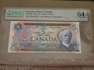 ???? �J�i�_ 5 �h�� 1972 BC-48a PMG 64 C/E Bouey/Rasminsky ���� 012124-40