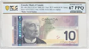 2008 BTY2134312 �J�i�_��s BC-68b 10 �h���u���[�_�[�v���� PCGS 67 PPQ GEM UNC@#1366