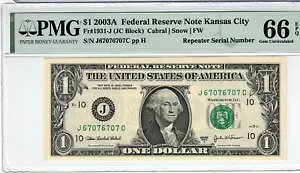 2003A $1 AM - ~Y[BJUXVeB - J67076707C s[^[ - PMG-66