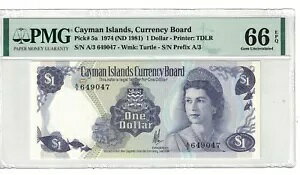 PC} $1 h 1974(1981) Pick# 5a PMG: 66 EPQ GEM UNC. #PL2160