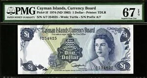 PC} 1 h 1974 (ND 1985) Pick-5f SUPERB GEM UNC PMG 67 EPQ