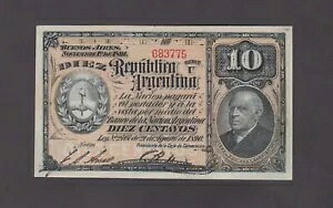 A[` P.210-COL.027-3775 10 CENTAVOS 1891(1896) SIG ARECO-MARIN 2204
