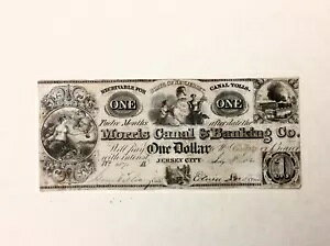 ` 1841 N 1 h 1 h - Morris Canal & Banking Co. - j[W[W[BW[W[VeB