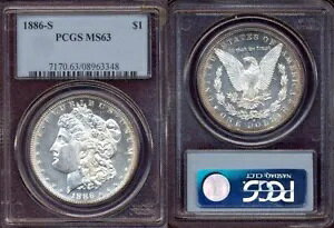 1886-S $ PCGS MS63 zCg~gX^[ IWiJ[\ [KVo[h[