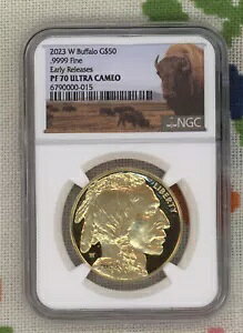 2023 W �S�[���h �o�b�t�@���[ $50-NGC-PF70�AUC�AER�ANGC-6790000-015