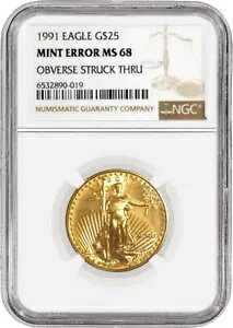 1991N 25h 1/2IX  AJC[O NGC MS68 ~gG[ \ʃXgbNX[RC