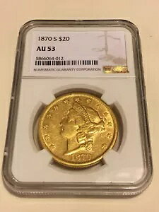 1870-S AU53 NGC 20h oeB _uC[O PQ f炵 (PCGSȂ)