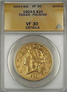 1903-S 20h oeB _uC[O ANACS VF-30 ڍ Ht ς WW