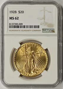 1928N ZgES[fY _uC[O 20h MS 62 NGC