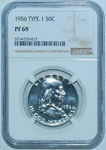 1956�N NGC PR69 T1 �^�C�v1 �v���[�t�X�g���C�N �t�����N���� �n�[�t�_���[ �J���I ���o�[�X