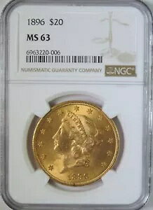 1896N P oeBwbh 20h _uC[O NGC MS63 uAg BU x^[f[g