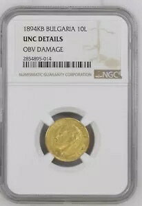 !!! uKA 1894N 10@ tFfBih1 NGC UNC KM #19