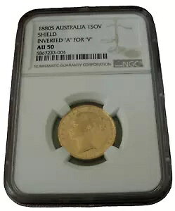I[XgA 1880N  1 NGC AU50 rNgAV[h ]uAvuVv