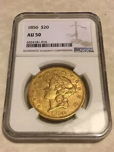 1856N $20 NGC AU50 oeB _uC[O ɗǍDȖڎmFς݁iPCGSȂj