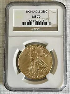 AJ 2009 C[O 50 h 1 IX  NGC MS70 SKU#3447