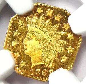 1868�N�C���f�B�A���J���t�H���j�A�S�[���h�n�[�t�h��50�Z���gBG-960A - NGC MS67* PL - �g�b�v�|�b�v2/0