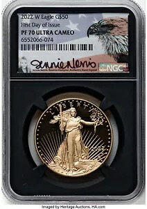 2022-W G$50 1IX C[O s - NGC PF 70 EgJI
