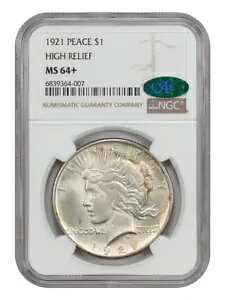 1921N 1h NGC/CAC MS64+ - ah - 󏭂ȏNxs