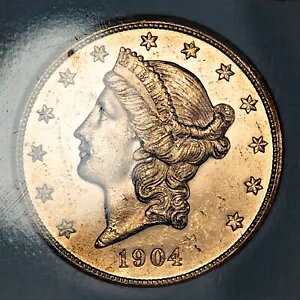 1904-S 20h oeBwbh S[h _uC[O - PQ Z~PL \ -NGC MS 62- G1310