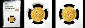 1850 $2.5 -NGC AU53-�󏭁A�P�C�V�[�R���N�V�����APOP 50-PQ �N�H�[�^�[�C�[�O��