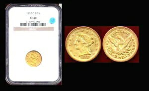 1852-O $2 1/2 NGC XF40 - IWi̐Fƕ\ʂ̔F - oeBNH[^[C[O