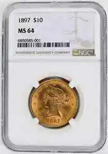 1897�N P �S�[���h �C�[�O�� ���o�e�B�w�b�h NGC MS-64
