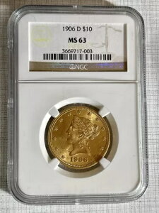 AJ 1906D oeB 10h NGC MS63 SKU# 3477