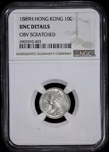 1889-H ` 10Zg NGC UNC ڍ 10Zg